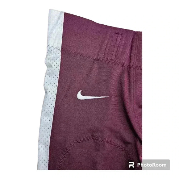 Nike Men's Open Field Football Pants Dark Maroon/ White #615745/670 NWT L or XL - Picture 4 of 8